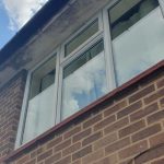 Years of dirt had built up under the soffits on this lovely property.